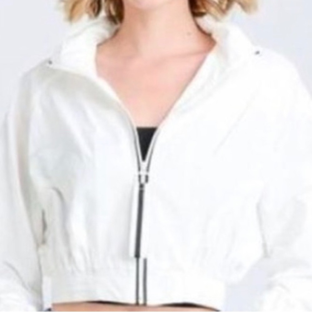 Love Tree White Windbreaker